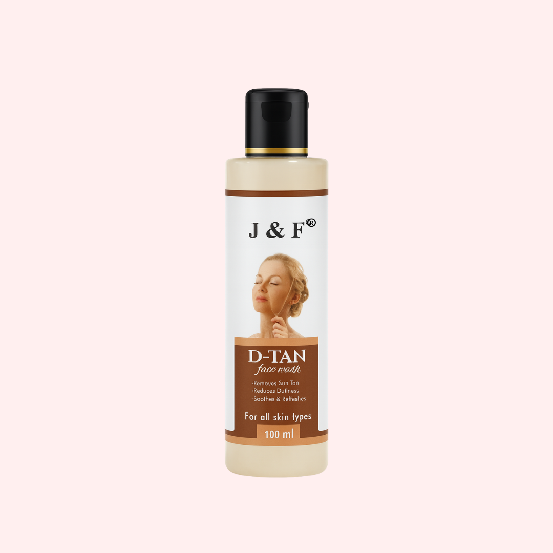 J & F® D-TAN Face Wash