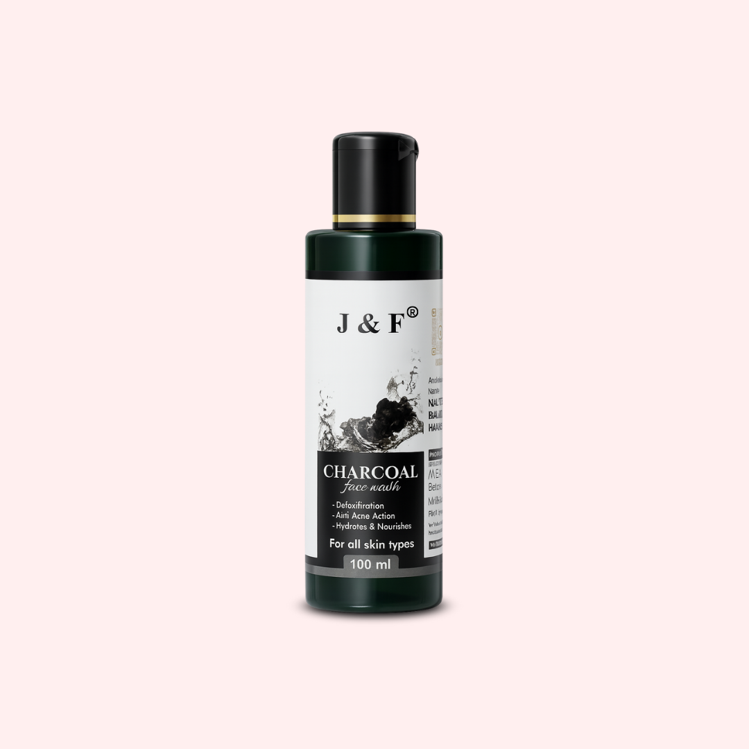 J & F® Charcoal Face Wash