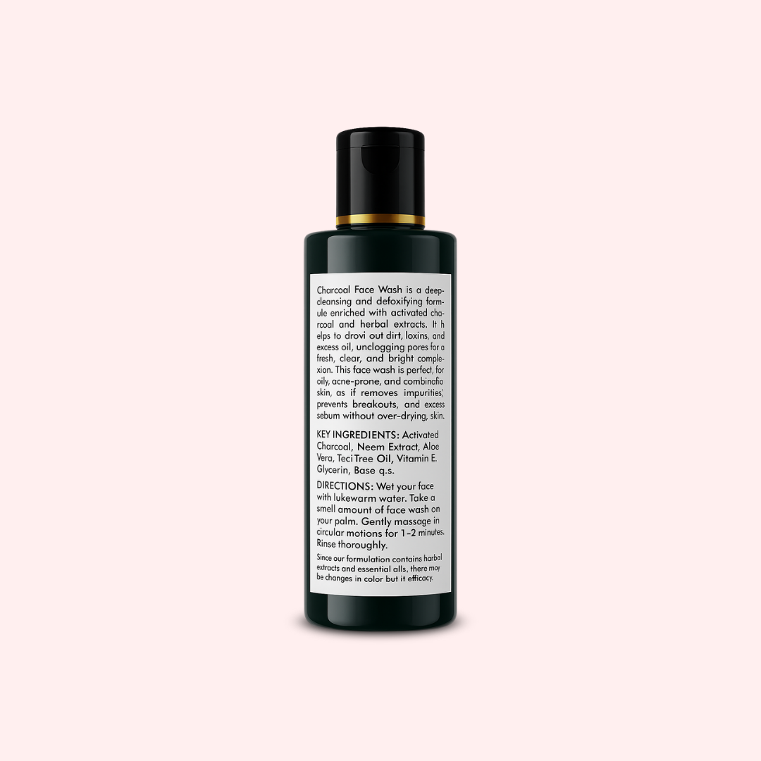 J & F® Charcoal Face Wash