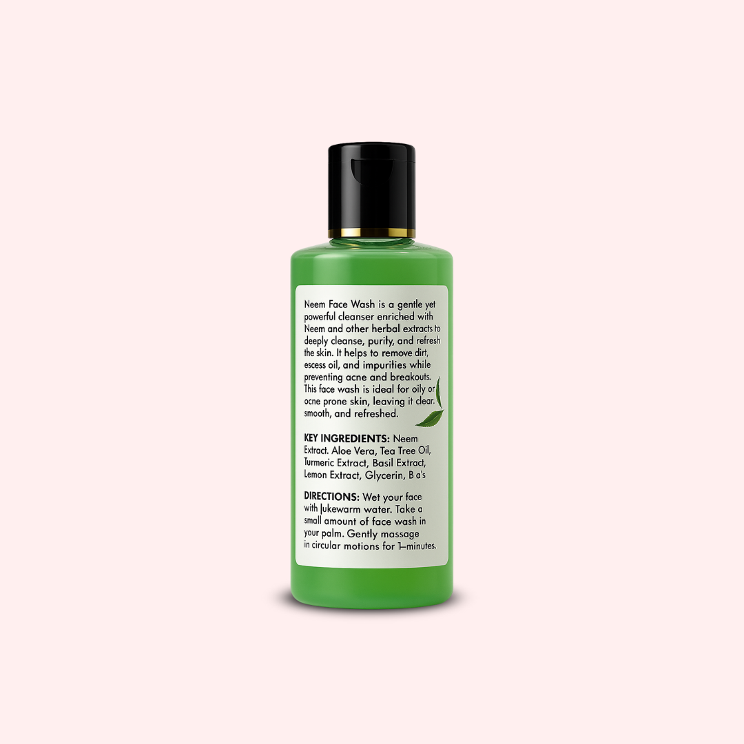 J & F® Neem Face Wash