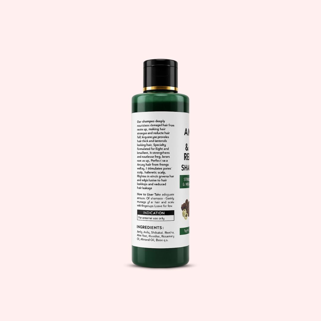 J & F® Amla Reetha Shikakai Herbal Shampoo