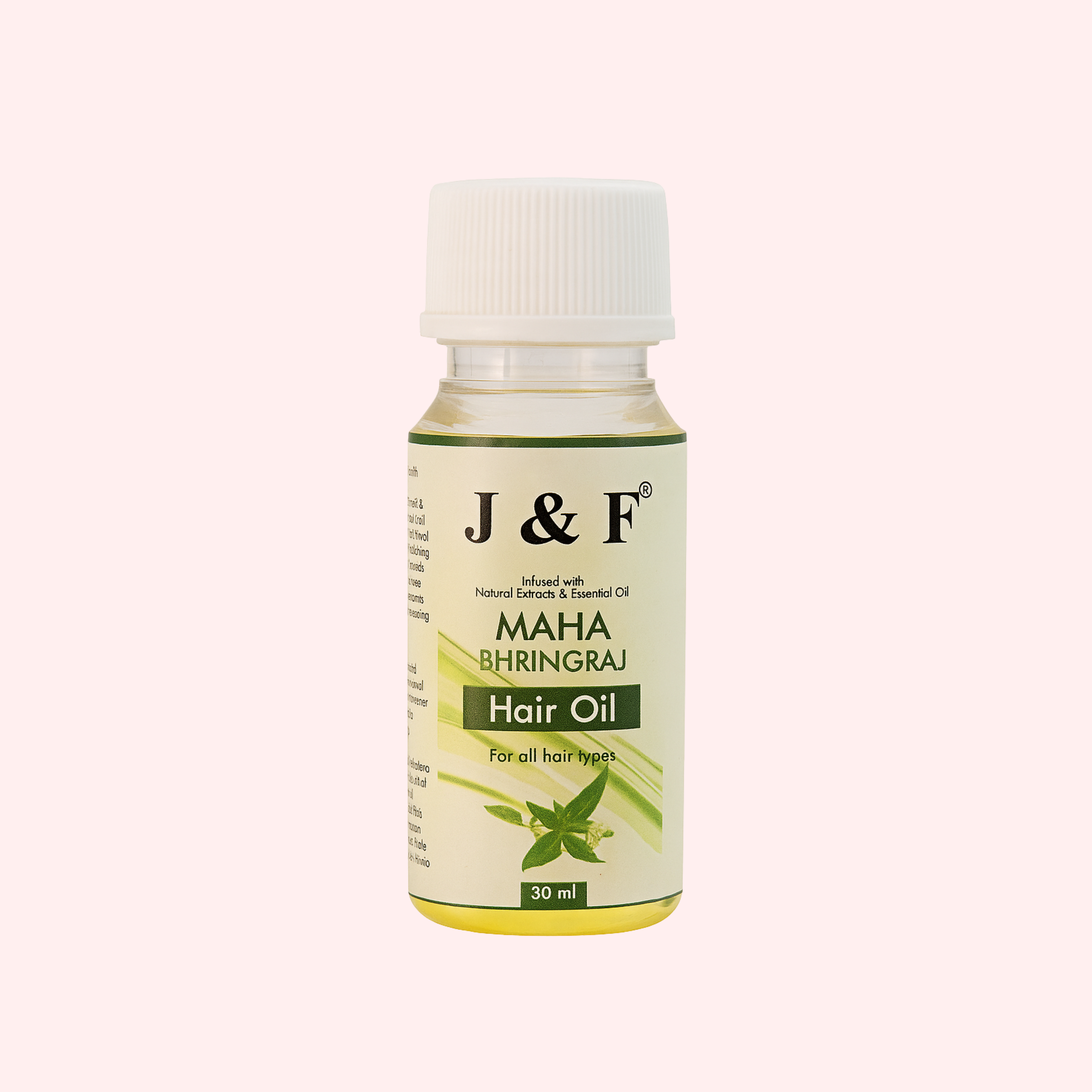 J & F Maha Bhringraj Herbal Hair Oil