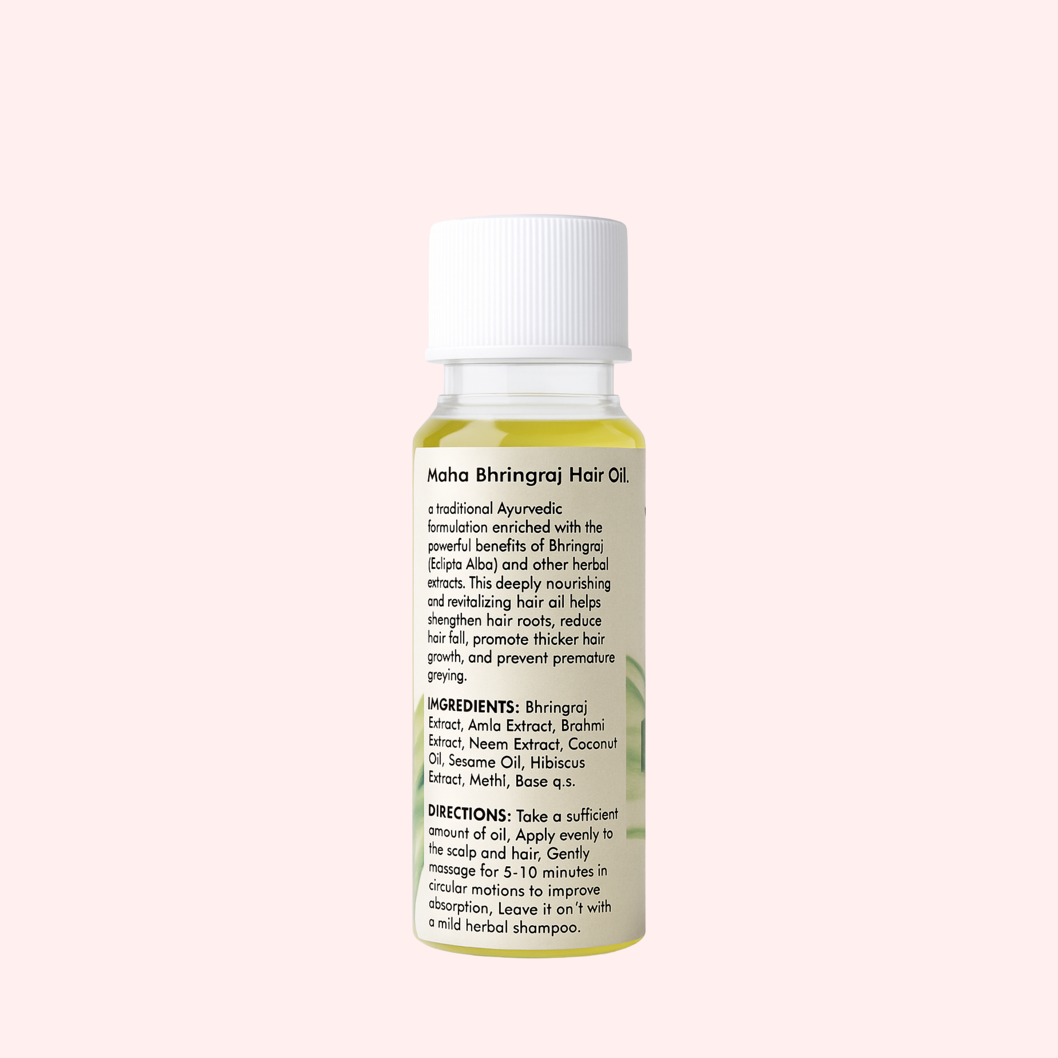 J & F Maha Bhringraj Herbal Hair Oil