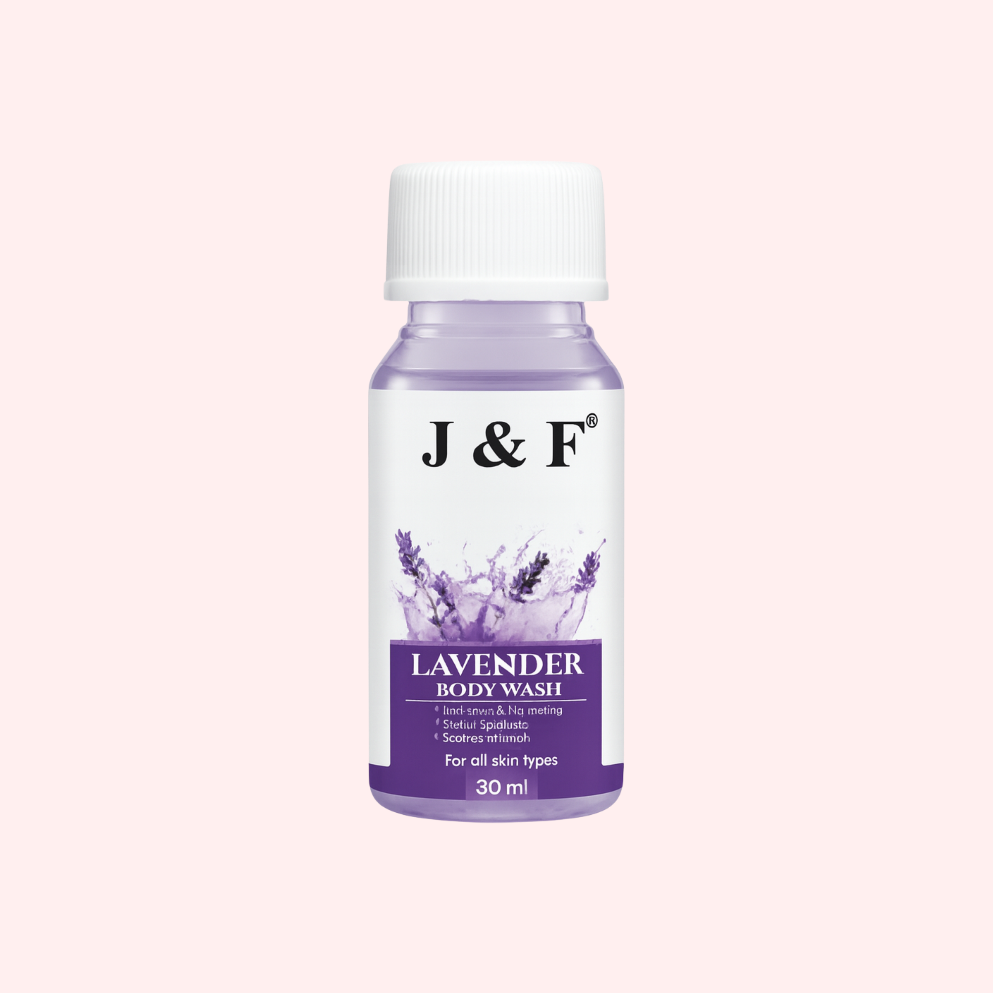 J & F Calming Lavender Body Wash
