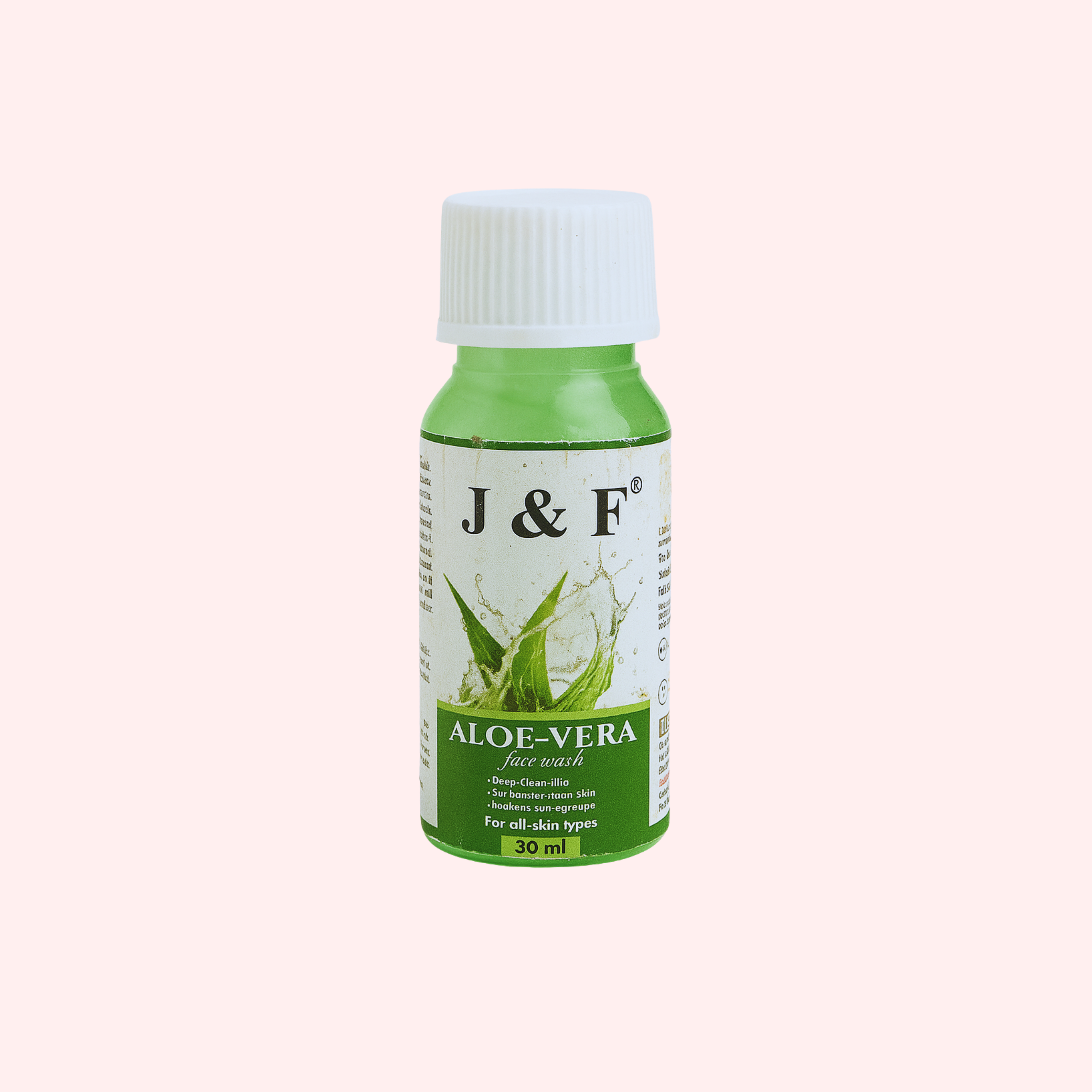 J & F Soothing Aloe Vera Face Wash