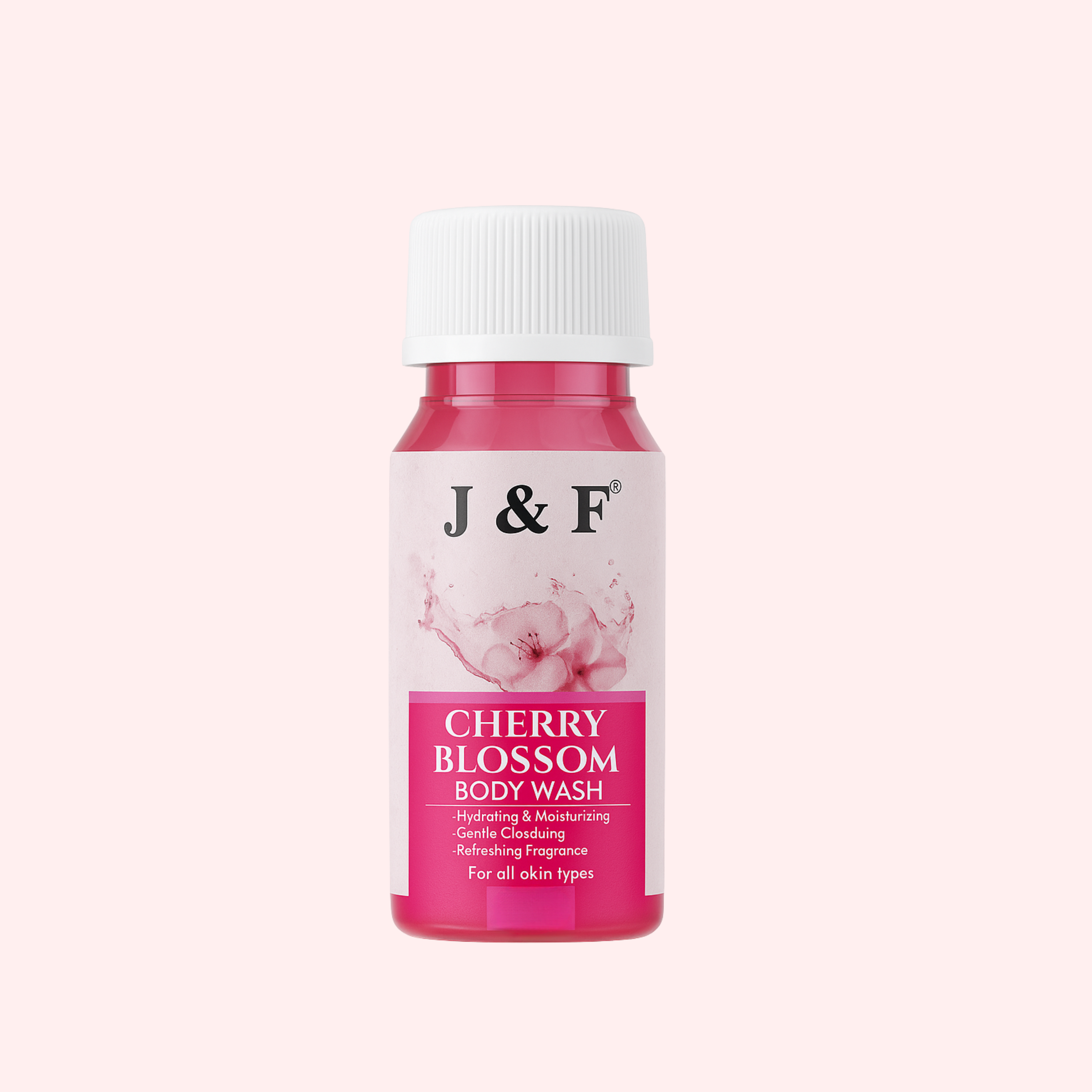 J & F Cherry Blossom Body Wash
