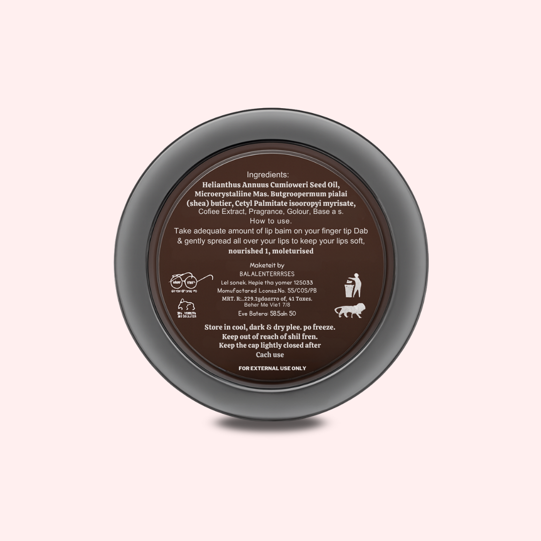 J&F Lip Balm – Coffee